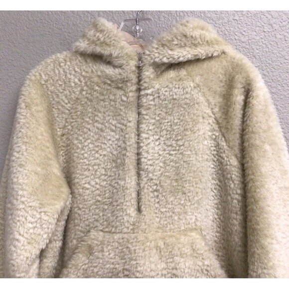 ORGANIC by John Patrick Women's Size 2 Jacket Fleece Pullover Ivory $398 Made US - Picture 3 of 9